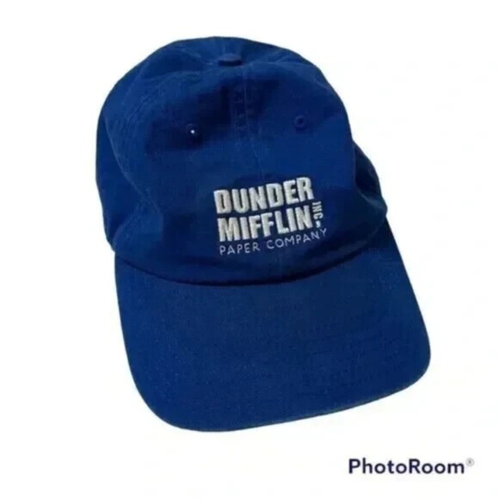 The Office Dunder Mifflin Blue Ball Cap Hat One Size
